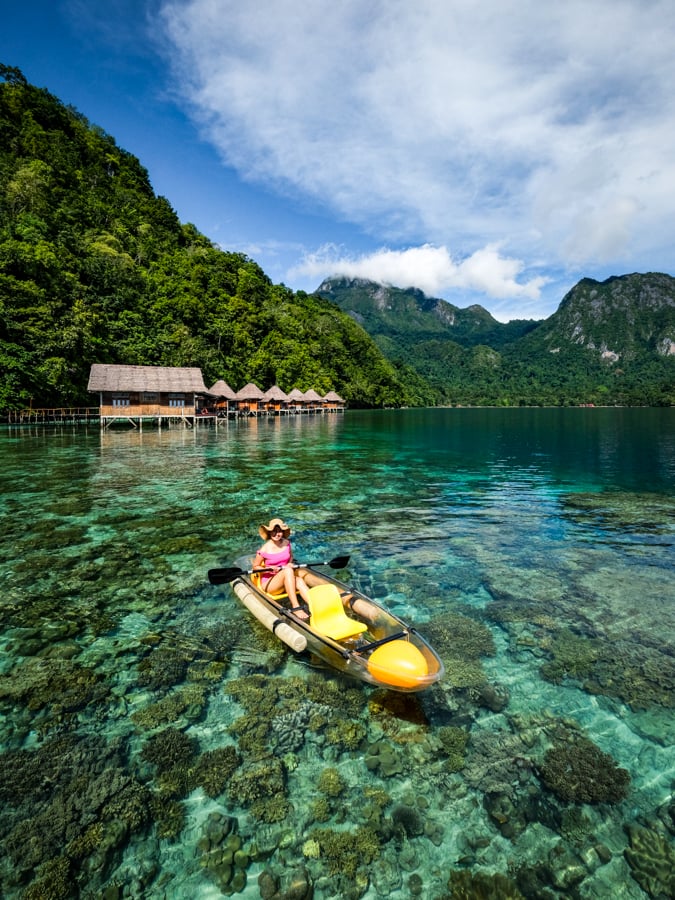 Ora Beach Resort Seram Island Maluku Indonesia Kayaking